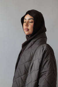 FINE KNIT BALACLAVA Brown