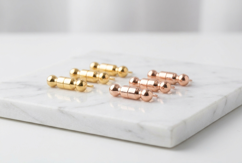 Secure magnetic hijab pins set